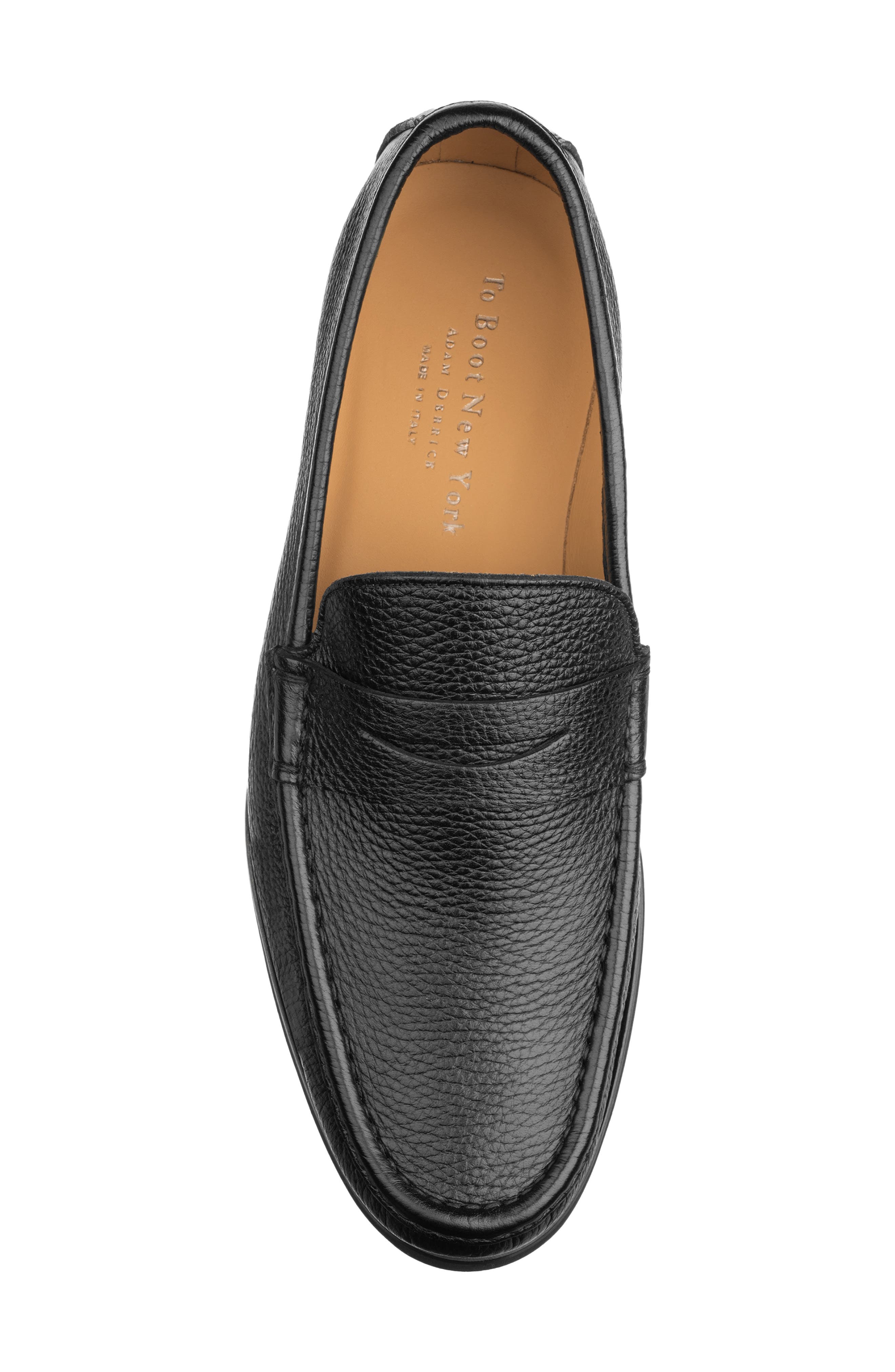 Pernell Penny Loafer, Alternate, color, BLACK