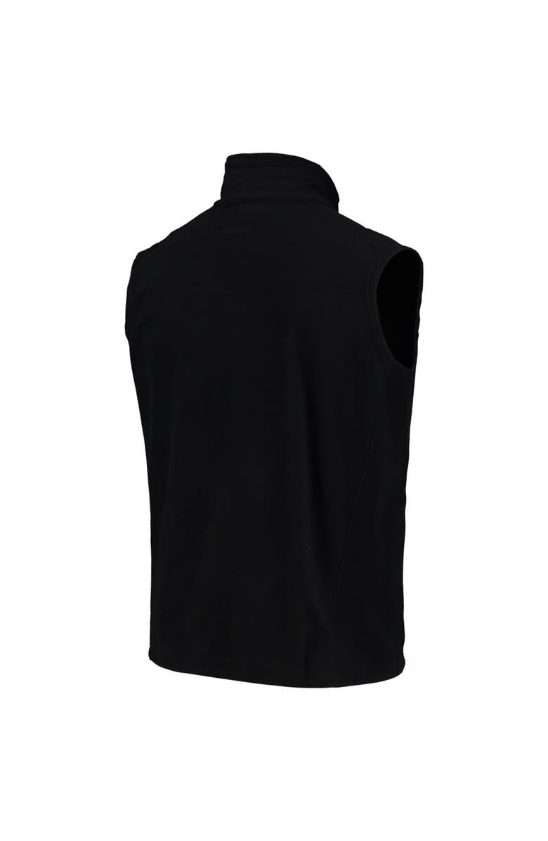 DUNBROOKE Men's Black Pittsburgh Steelers Houston Fleece Full-Zip Vest, Alternate, color, 