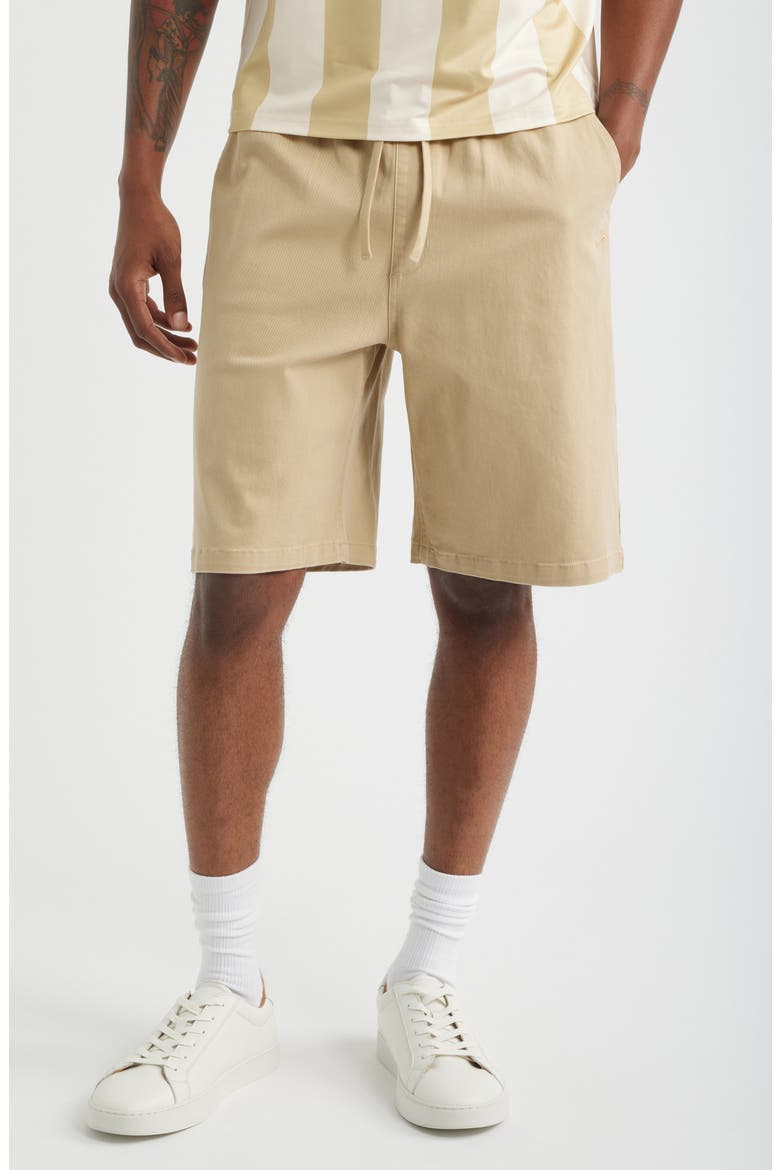 Peninsula Forever Drawstring Shorts, Main, color, TAN