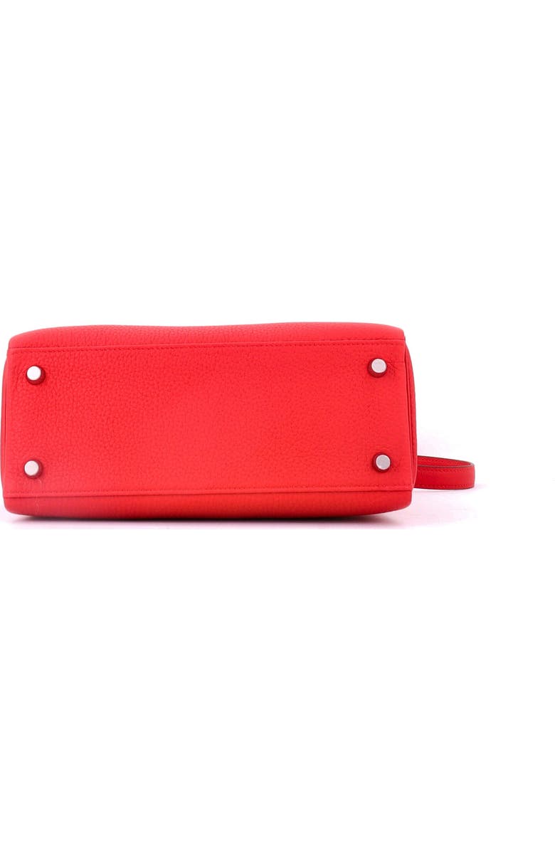 Pre-Owned Hermes Kelly Handbag Red Togo with Palladium Hardware 25, Alternate, color, Rouge De Coeur