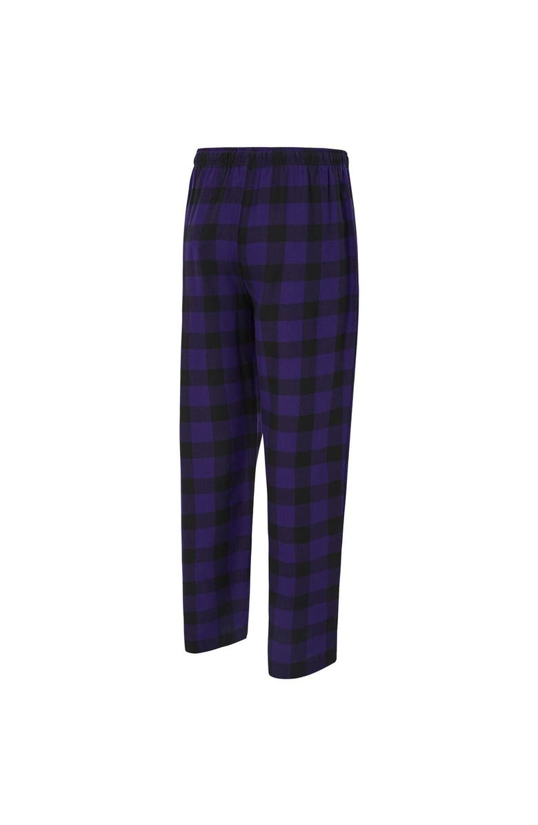 CONCEPTS SPORT Men's Concepts Sport Purple/Black Baltimore Ravens Avondale T-Shirt & Flannel Pants Set, Alternate, color,