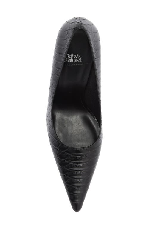 Jeffrey Campbell Good Luck Pump In Black