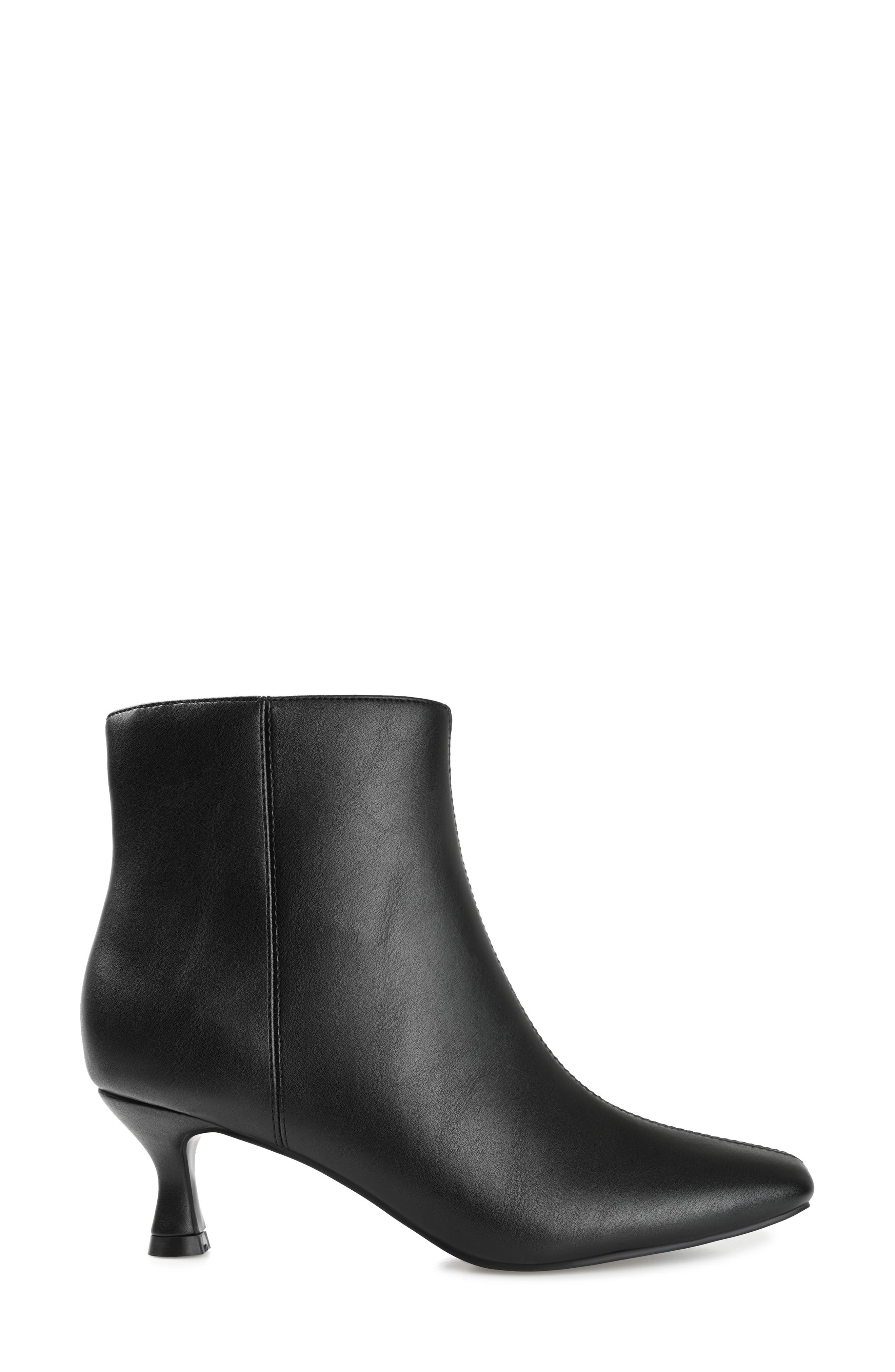 Journee Collection Kelssa Bootie, Alternate, color, Black
