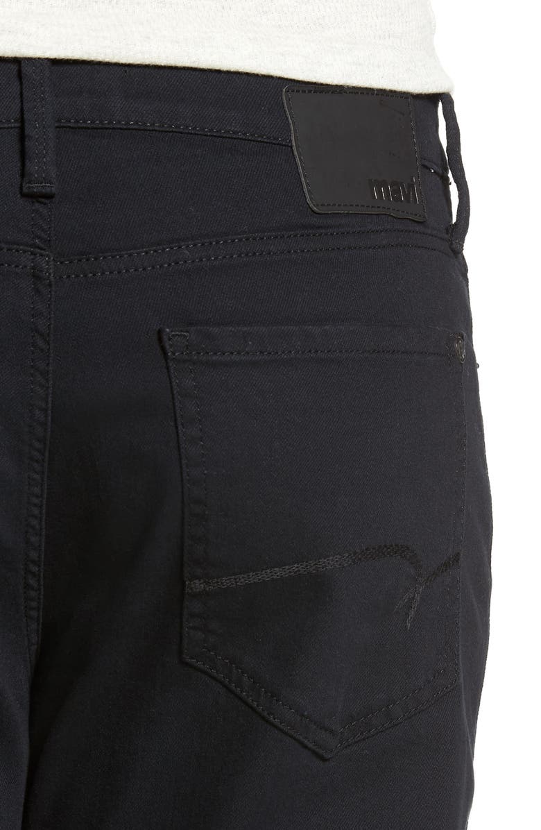Mavi Jeans Matt Relaxed Straight Fit Jeans, Alternate, color, Black Williamsburg
