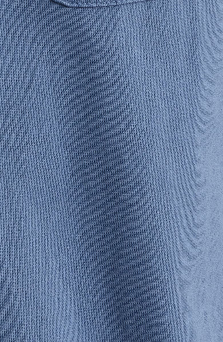 Fair Harbor Saltaire Organic Cotton Knit Short Sleeve Button-Up Shirt, Alternate, color, Navy