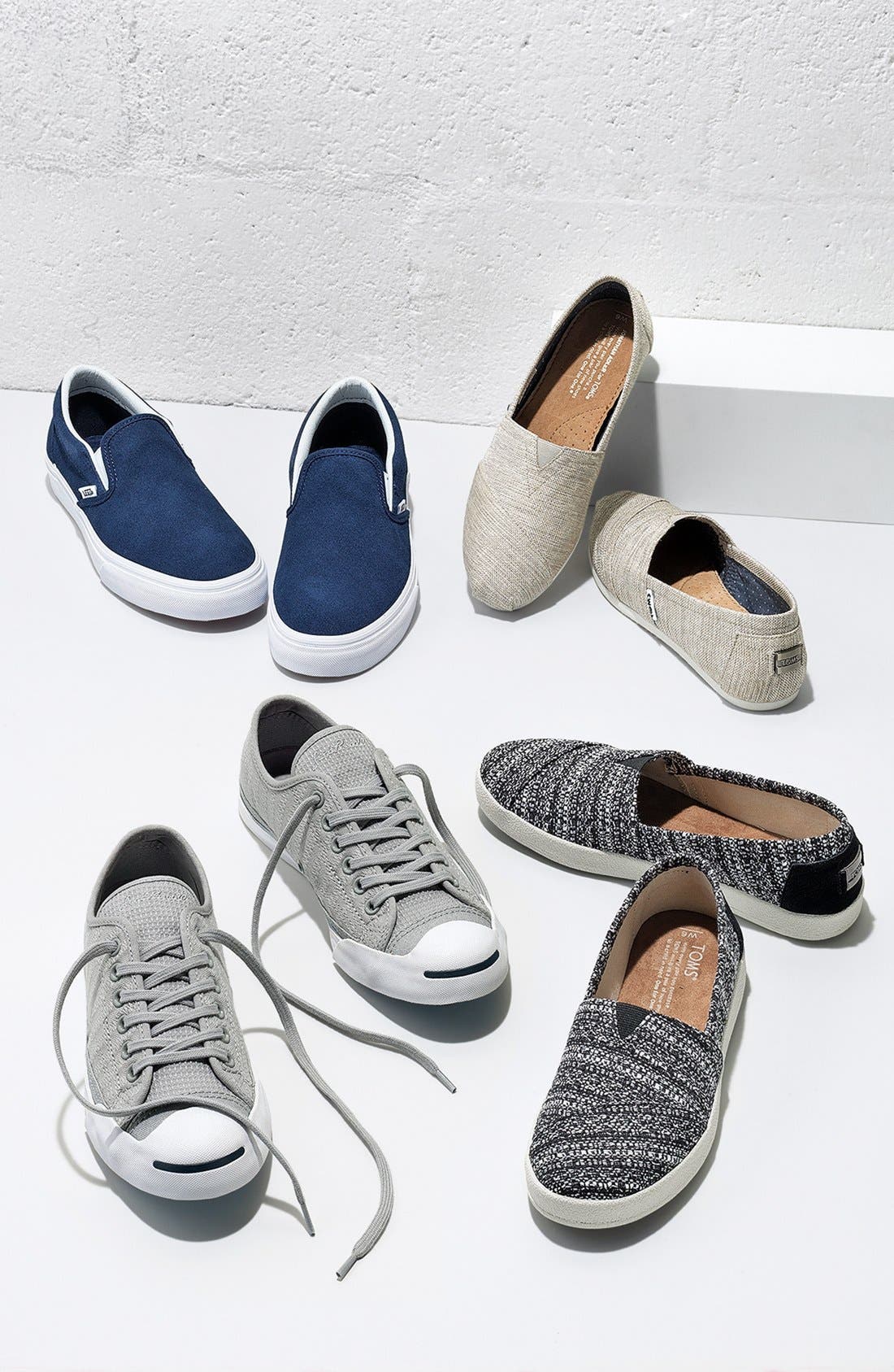 Suede Slip-On Sneaker, Alternate, color, SUEDE PEWTER/ TRUE WHITE