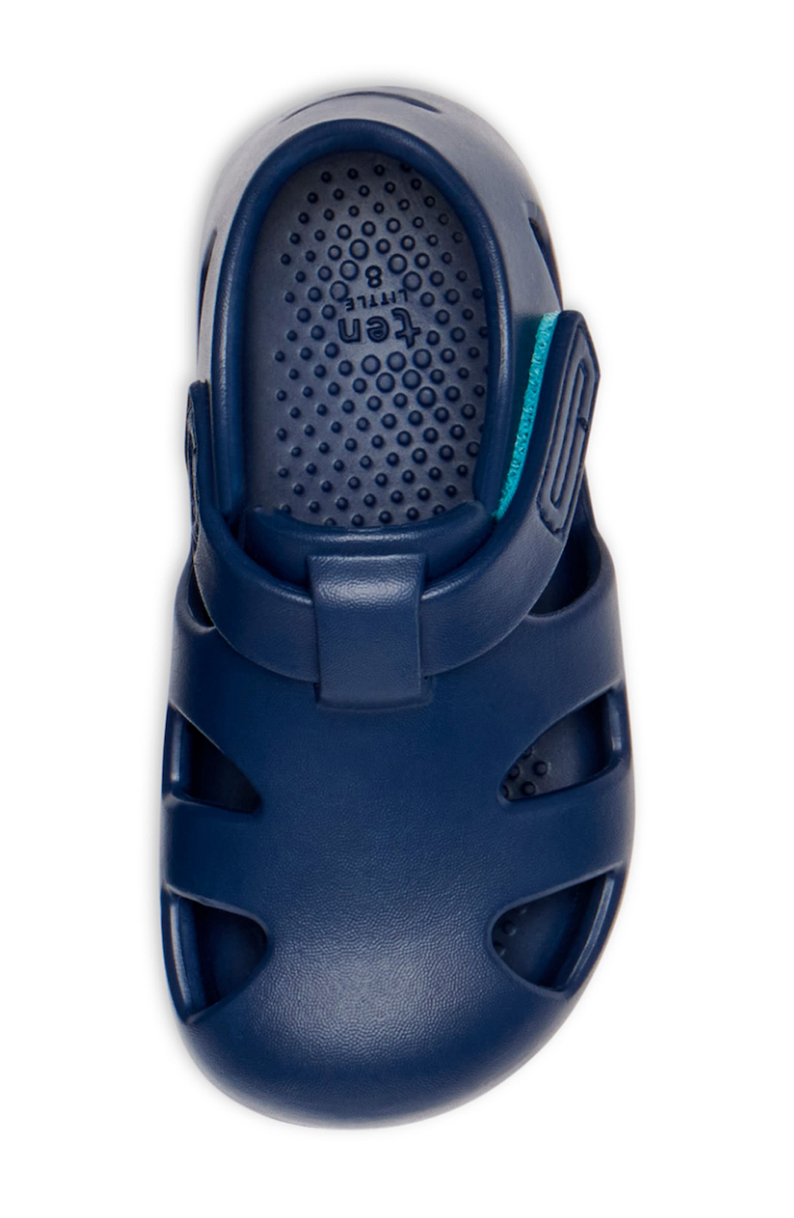Ten Little Splash Water Friendly Sandal, Alternate, color, Nautical Navy