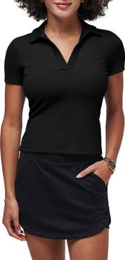 TravisMathew Moveknit Rib V-Neck Polo