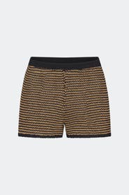 SIMONMILLER Marzo Knit Crochet Raffia Short