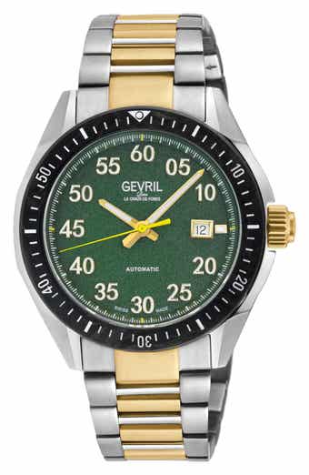 GEVRIL Ascari Swiss Automatic Bracelet Watch, 42mm