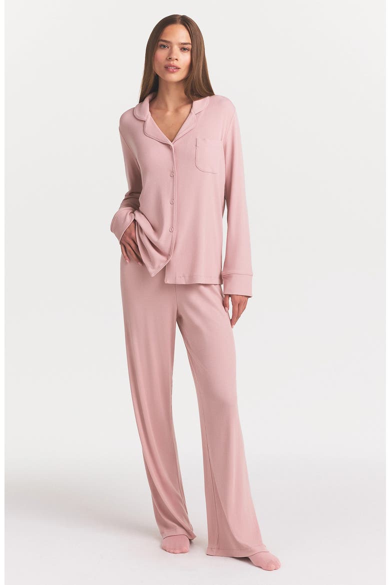 Soft Lounge Sleep Set, Alternate, color, MORGANITE
