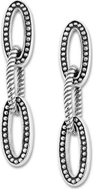 SAMUEL B. Chain Link Linear Drop Earrings