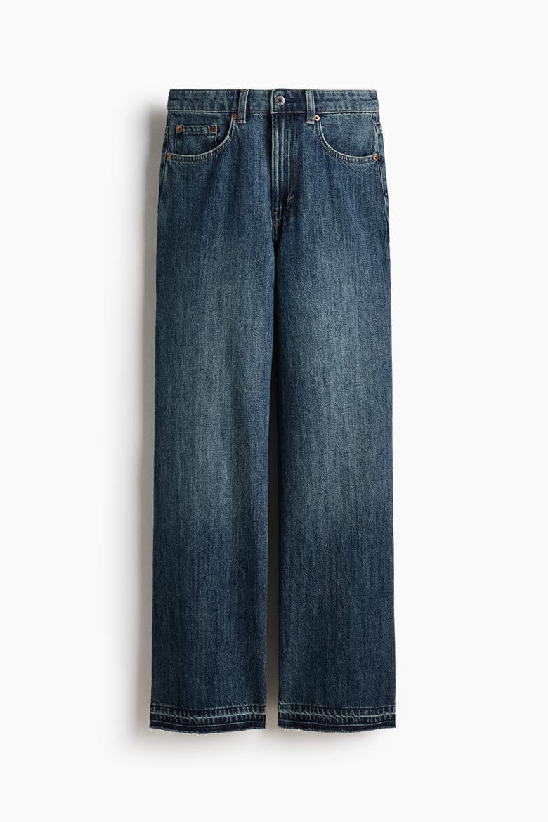 Wide High Jeans, Alternate, color, Denim blue