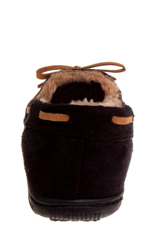 Beverly Hills Polo Club Kids' Faux Fur Lined Slipper In Animal Print