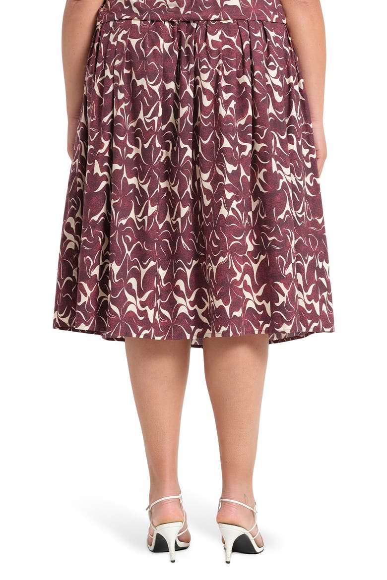 Brinley Print Skirt, Alternate, color, ORCHID