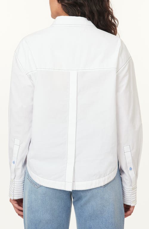 Scotch & Soda Cotton Button-up Shirt In White