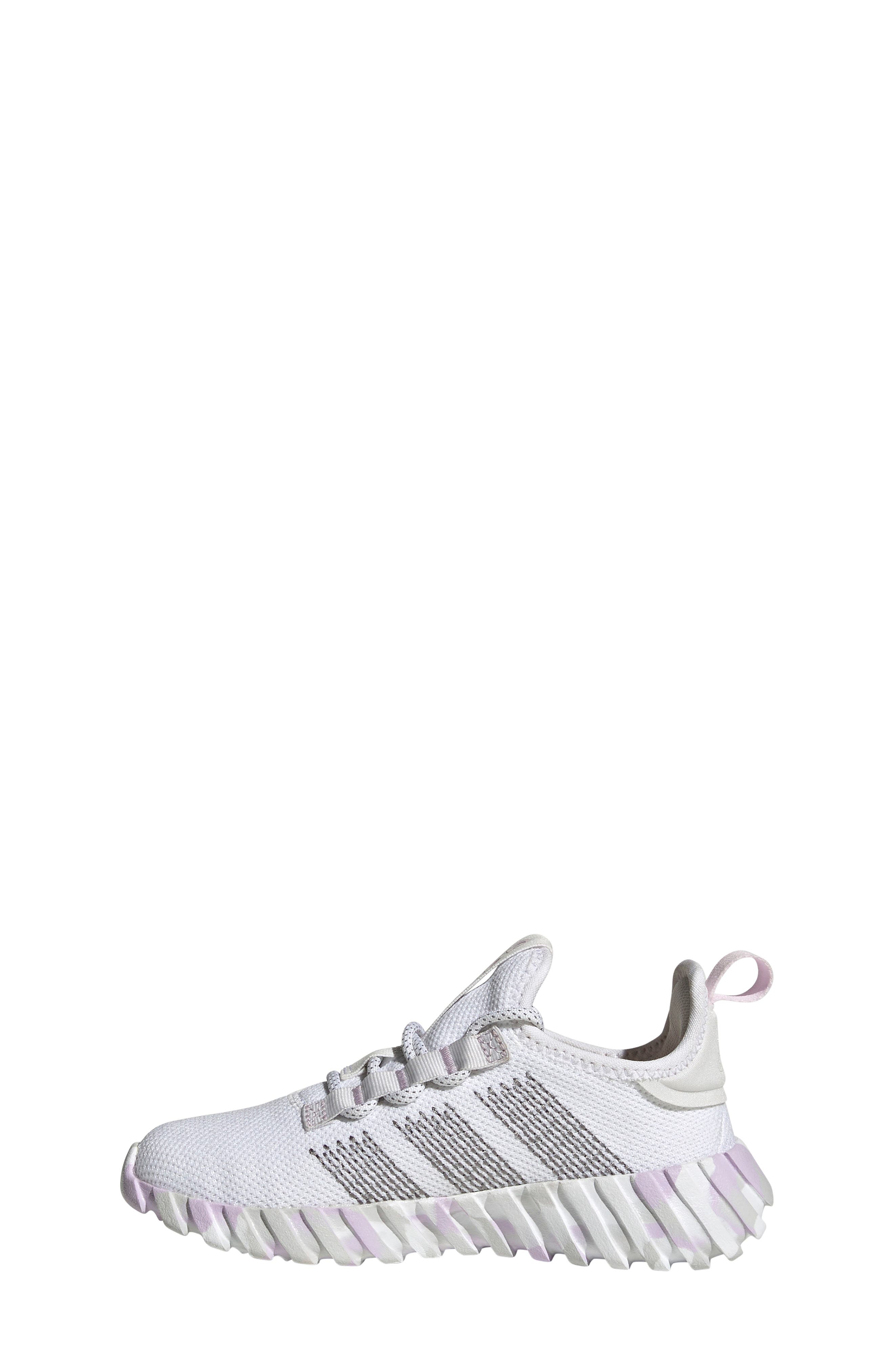 adidas Kids' Kaptir Flow Sneaker, Alternate, color, White/ Grey/ Dash Grey