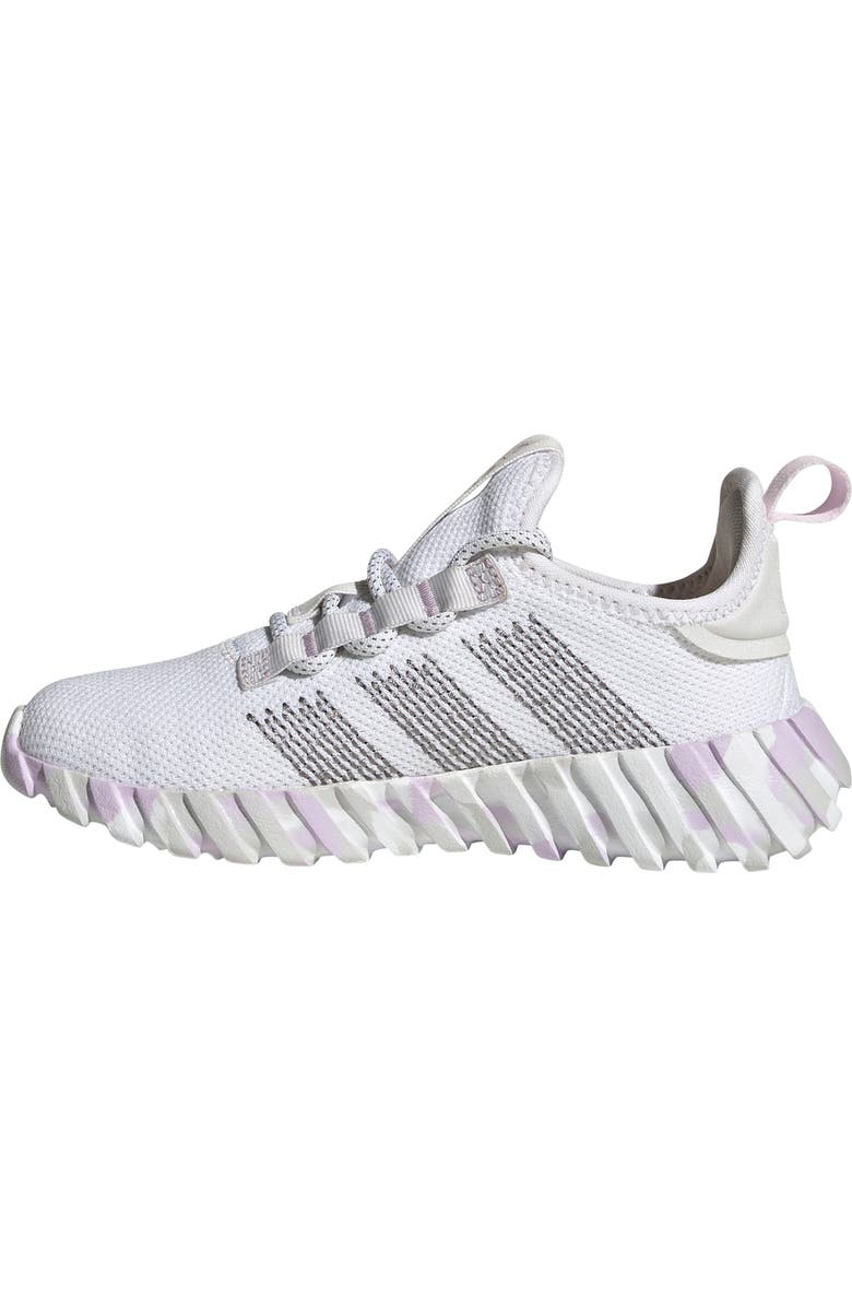adidas Kids' Kaptir Flow Sneaker, Alternate, color, White/ Grey/ Dash Grey