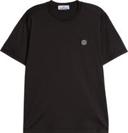Stone Island Logo Patch Cotton T-Shirt