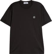 Stone Island Logo Patch Cotton T-Shirt