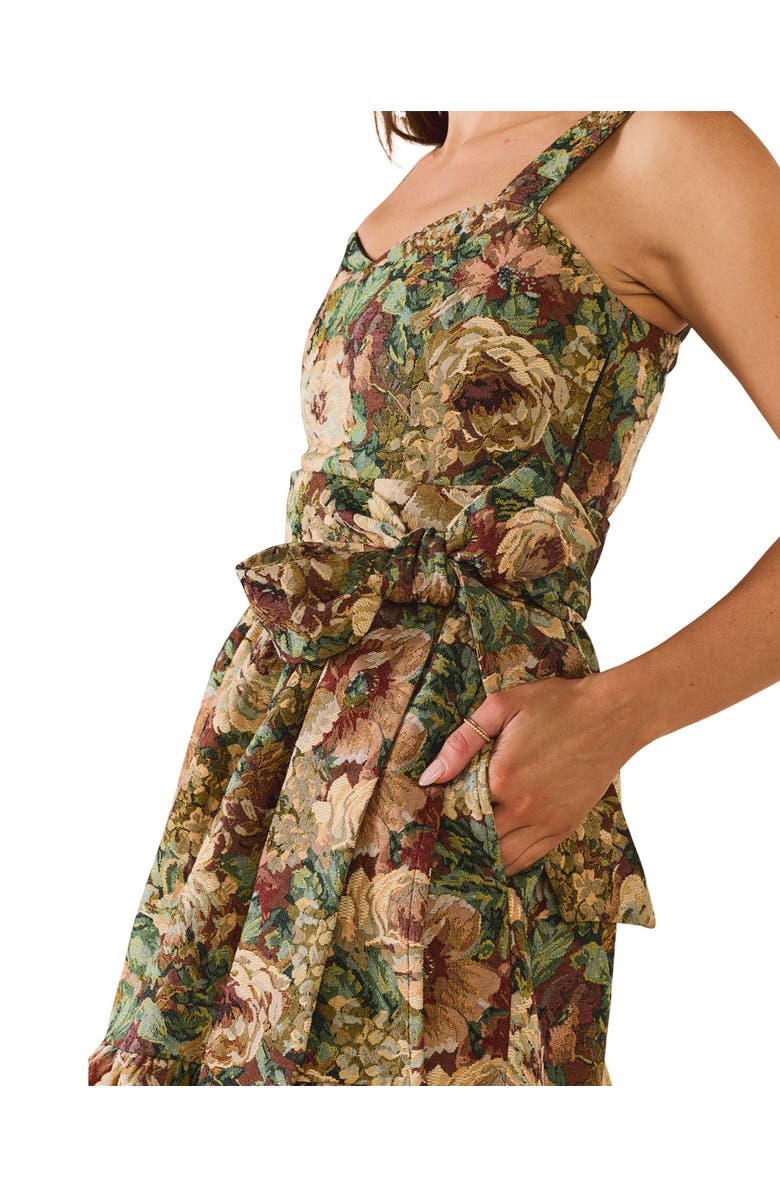 Eddy Tracy Set, Alternate, color, Flora Floral Jacquard