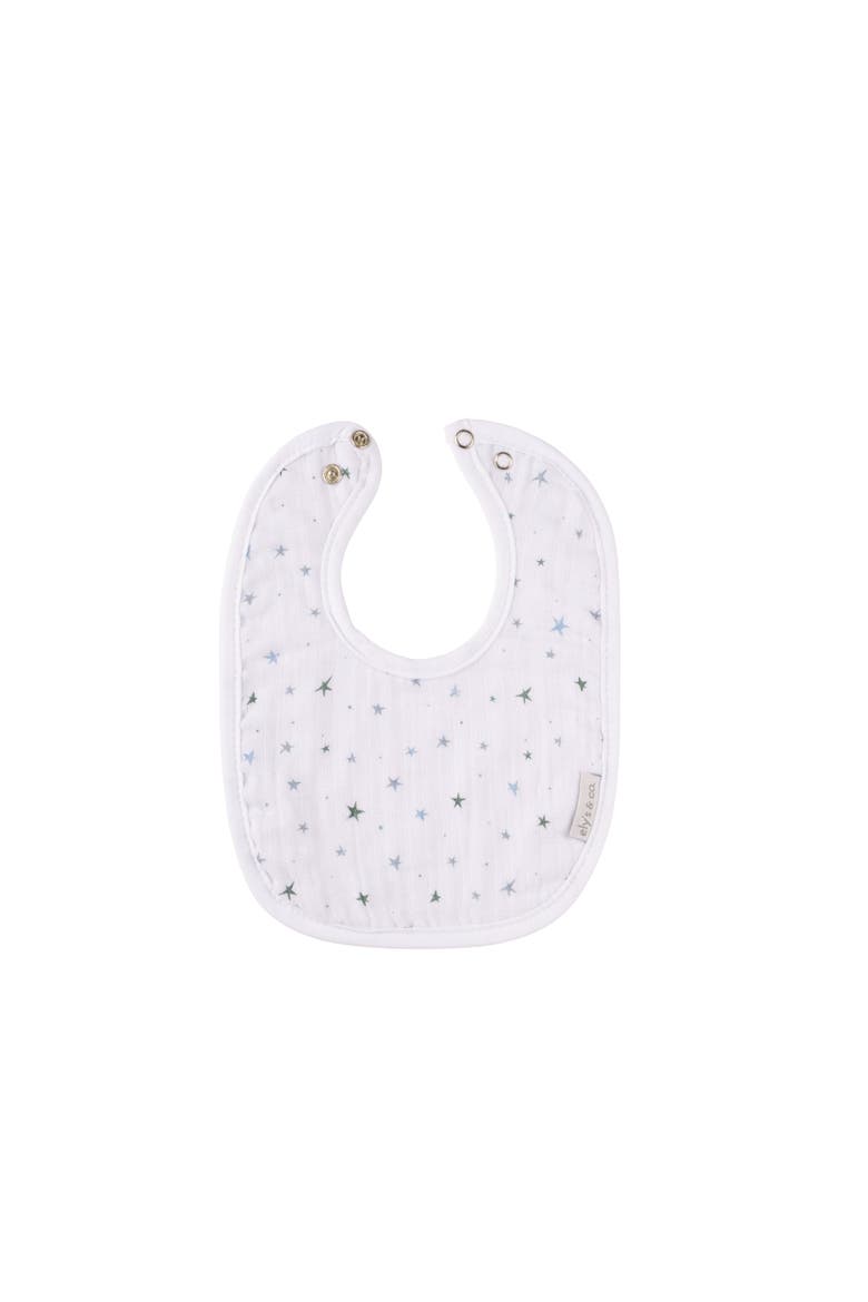 Muslin Terry Bib 3 Pack, Alternate, color, Blue Stars