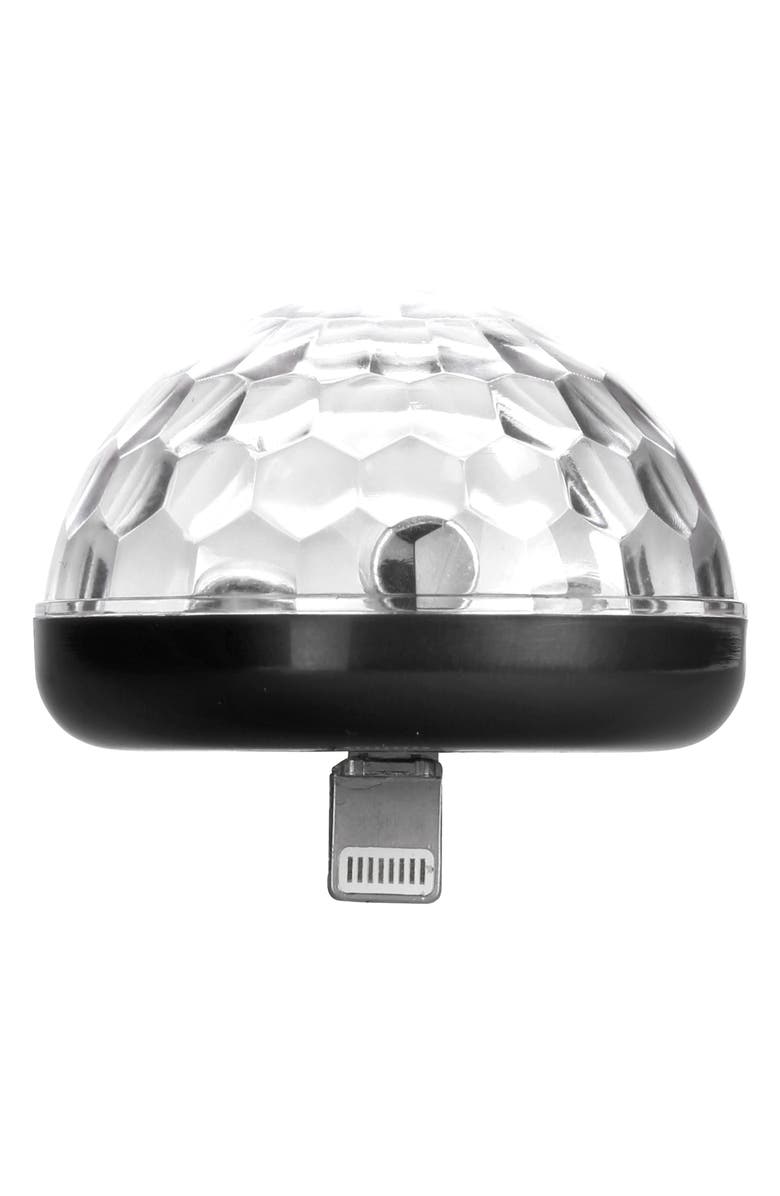 Kikkerland Design Phone Disco Light, Alternate, color, Black