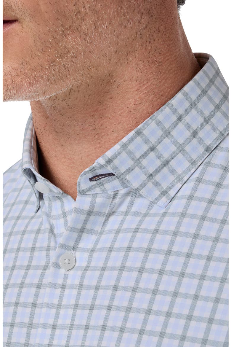 Leeward Performance Plaid Dress Shirt, Alternate, color, HEMLOCK MILES PLAID