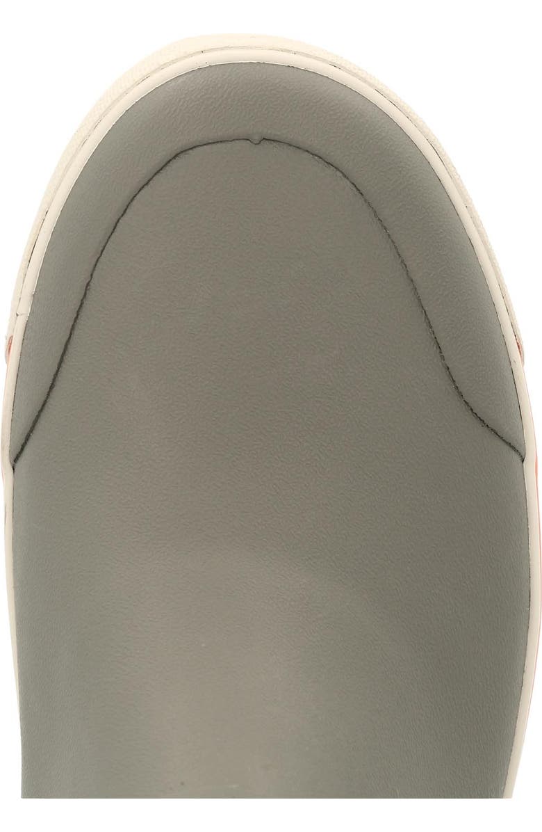 Rocky Drystrike Waterproof Gray & Orange Deck Boot, Alternate, color, Charcoal Grey Orange