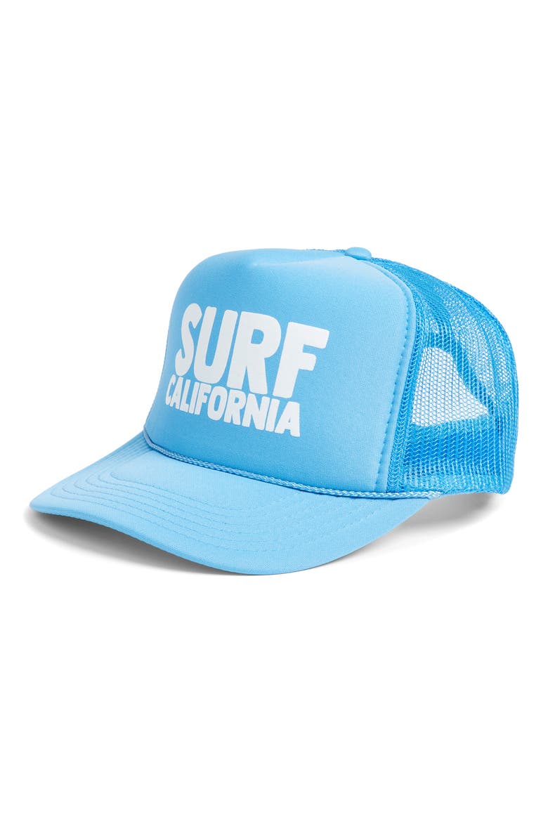 Surf CA Trucket Hat, Main, color, BLUE