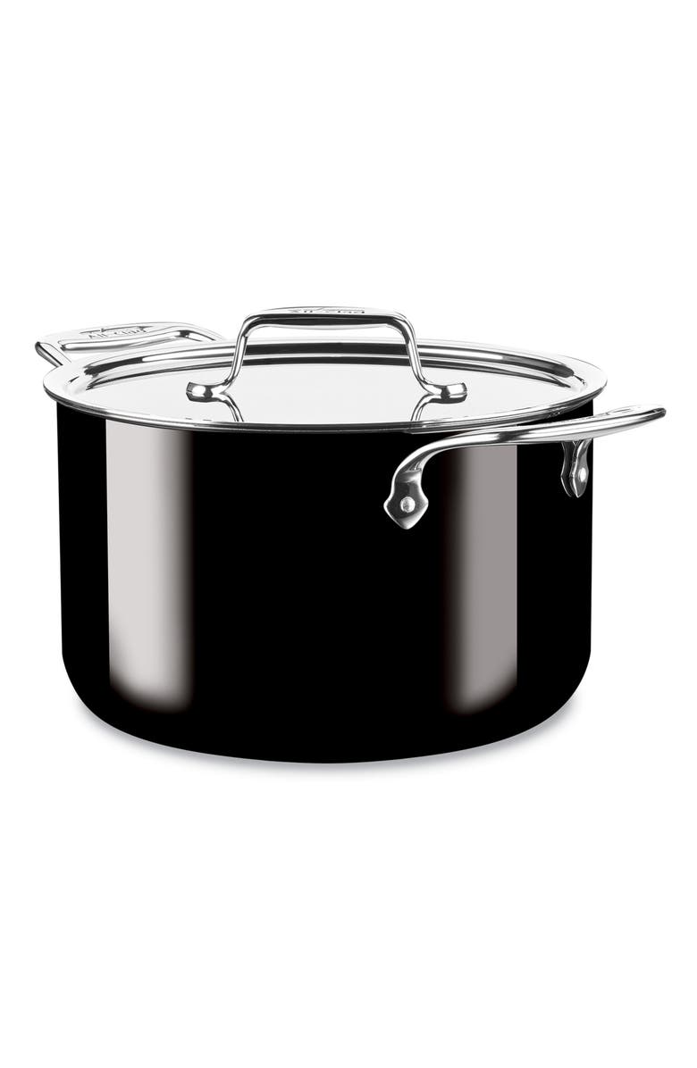 All-Clad FUSIONTEC<sup>™</sup> 7-Quart Natural Ceramic Stock Pot, Main, color,
