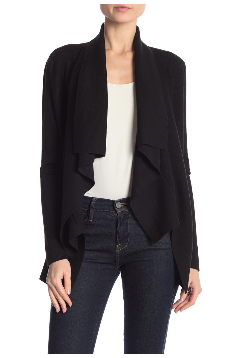CYRUS Seed Stitch Drape Front Cardigan, Main, color, 