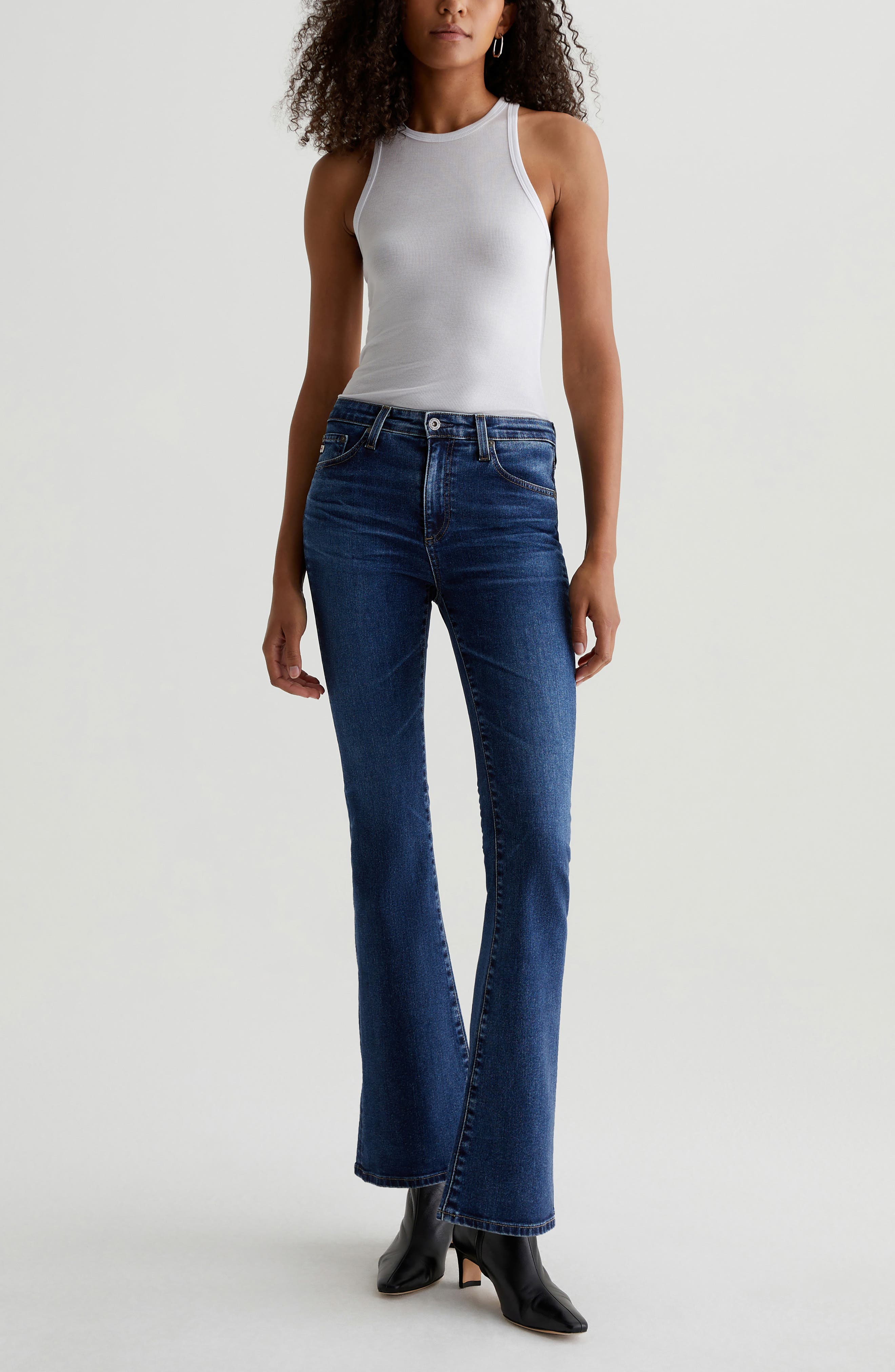Farrah Mid Rise Bootcut Jeans