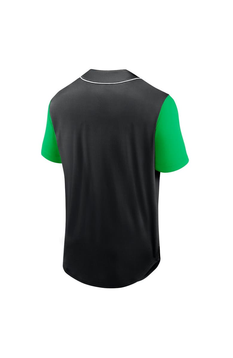 FANATICS Men's Fanatics Branded Black Austin FC Balance Fashion Baseball Jersey, Alternate, color, Black