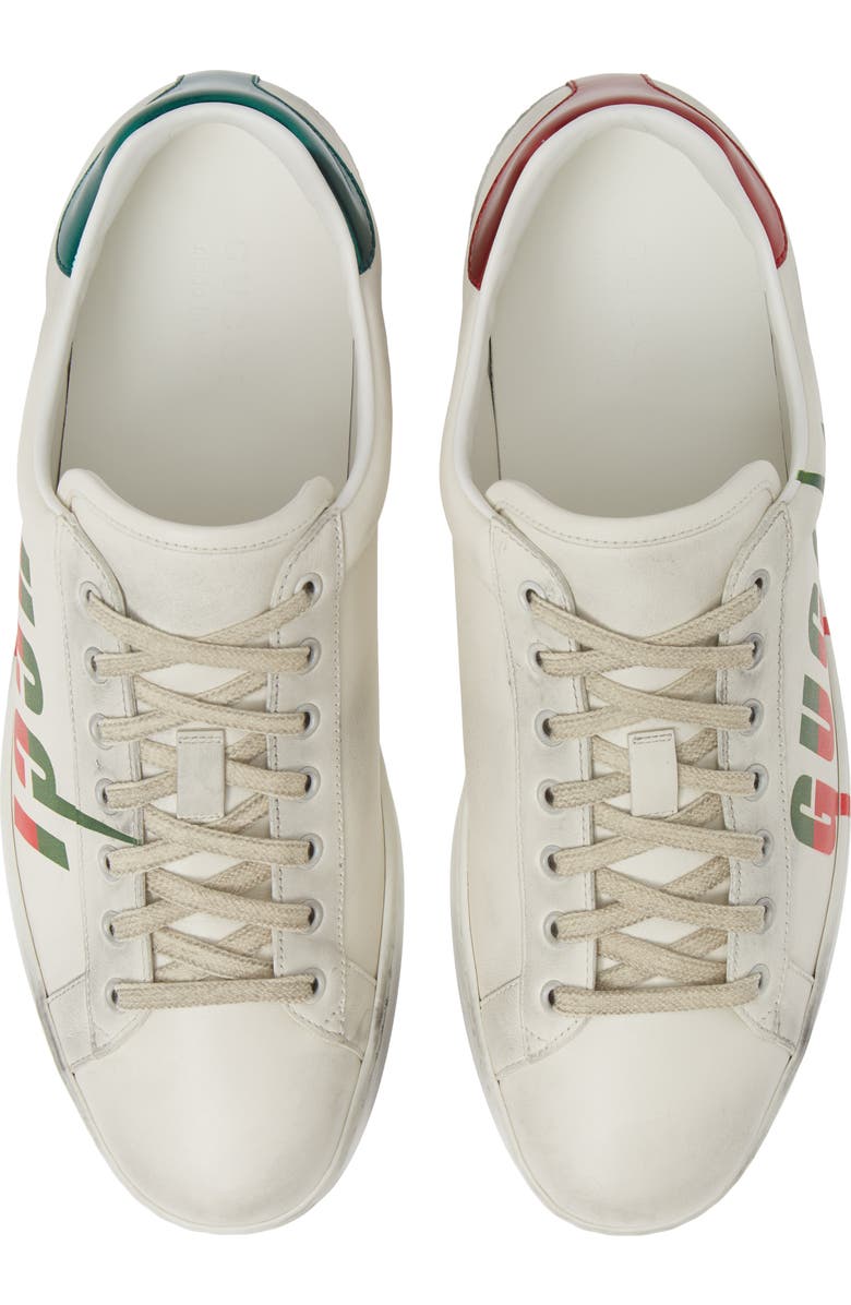Gucci New Ace Logo Sneaker, Alternate, color,