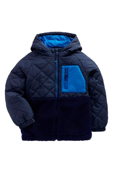 Kids' Quilted Borg Jacket