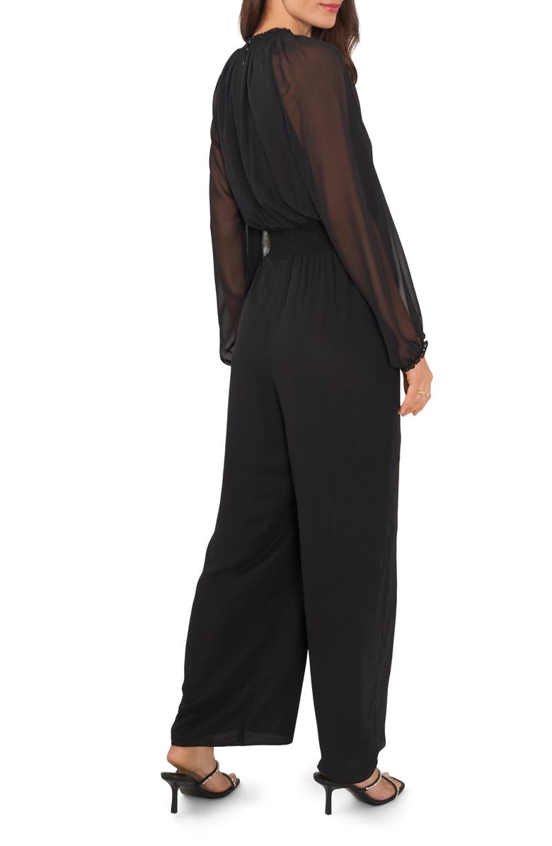 Vince Camuto Long Sleeve Wide Leg Jumpsuit, Alternate, color, 