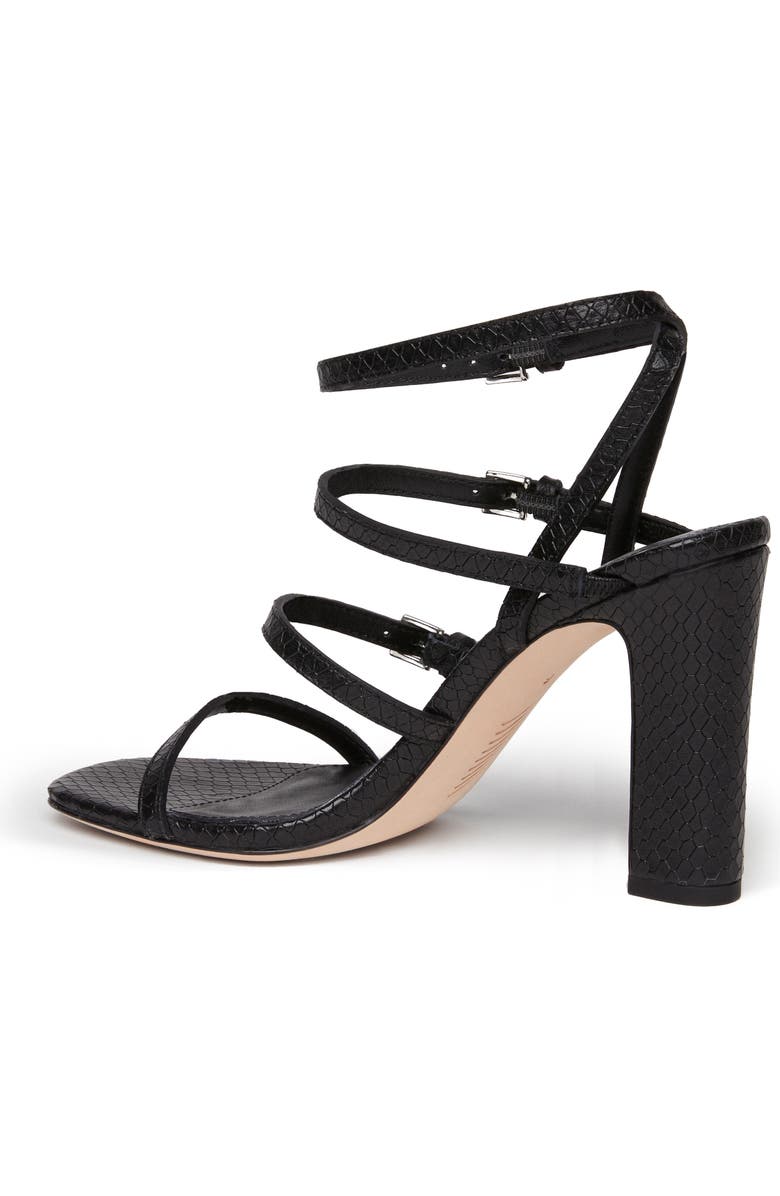 PAIGE Shannon Sandal, Alternate, color, Blk Snake
