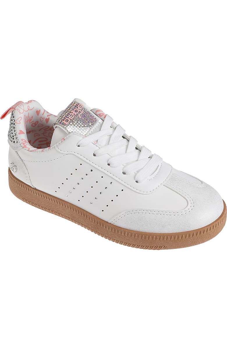 bebe Kids' Rhinestone Sneaker, Main, color,