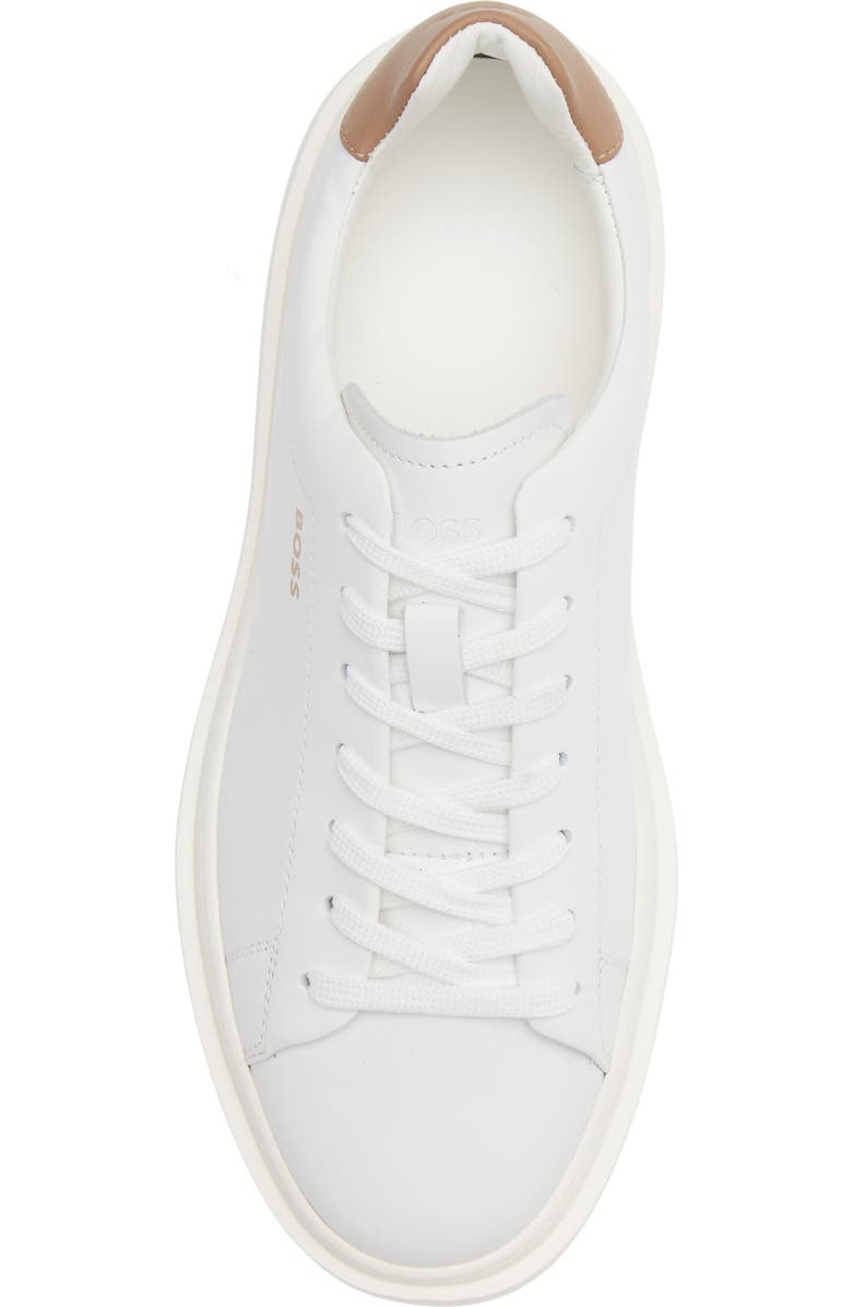 BOSS Amber Sneaker, Alternate, color, Open White