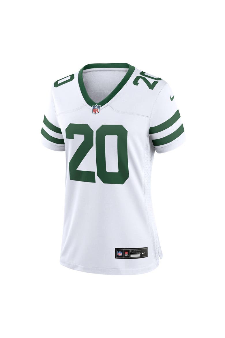 Women's Nike Breece Hall Legacy White New York Jets Game Jersey, Alternate, color, White