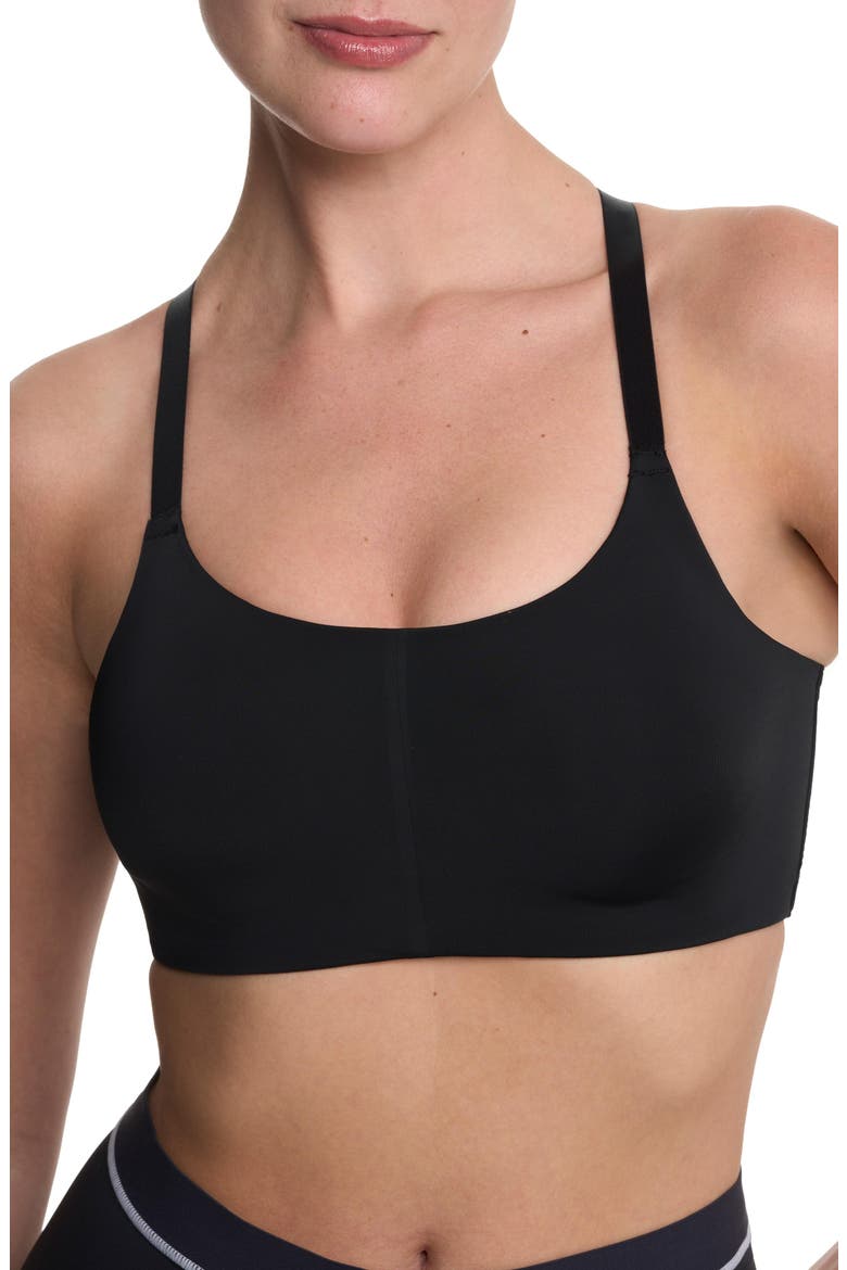 Elevate Convertible Wireless Sports Bra, Alternate, color, Black