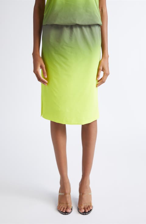 Gradient Reflective Skirt