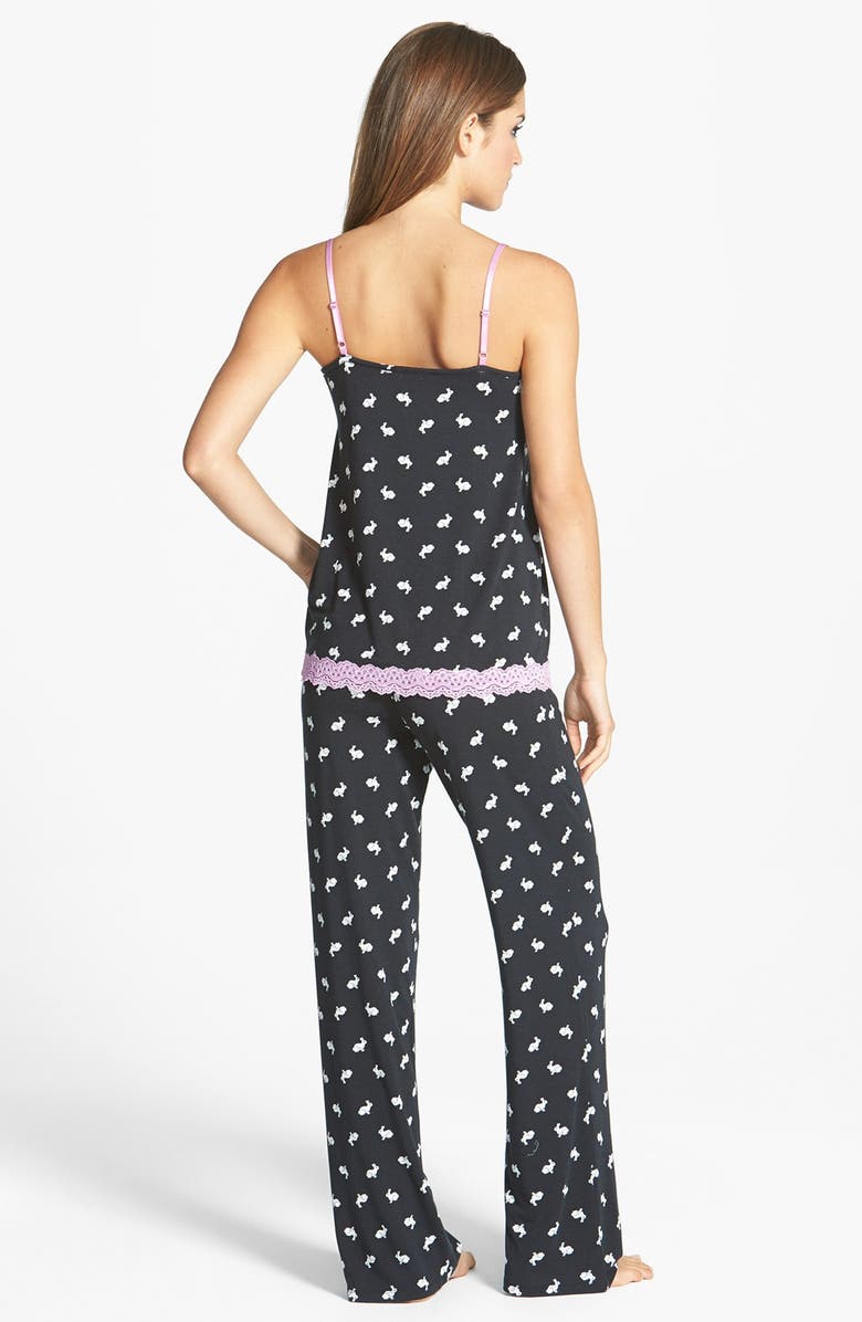 PJ Salvage 'Modal Essentials' Lace Trim Camisole Pajamas, Alternate, color, 