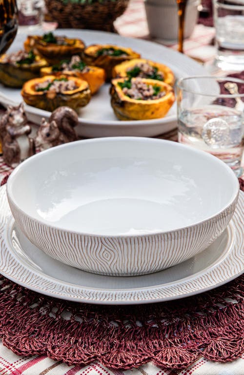 Juliska Blenheim Oak Coupe Bowl In White