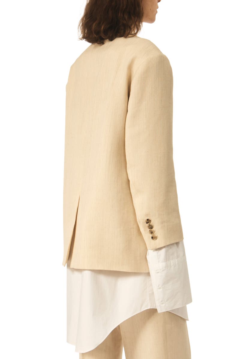 Interior Owens Layered Look Blazer, Alternate, color,