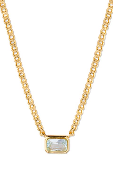 Jane Birthstone Pendant Necklace