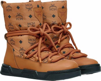 Skyward Ankle Boots in Padded Monogram Nylon