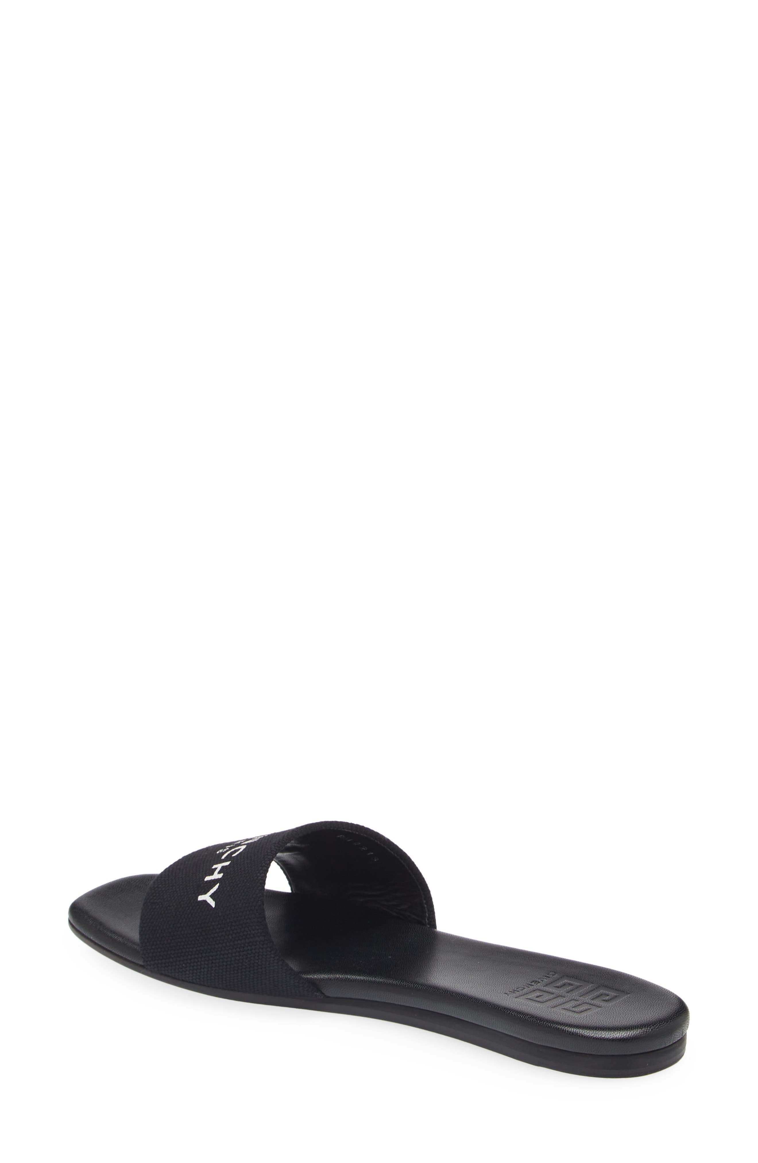 Givenchy 4G Flat Slide Sandal, Alternate, color, 