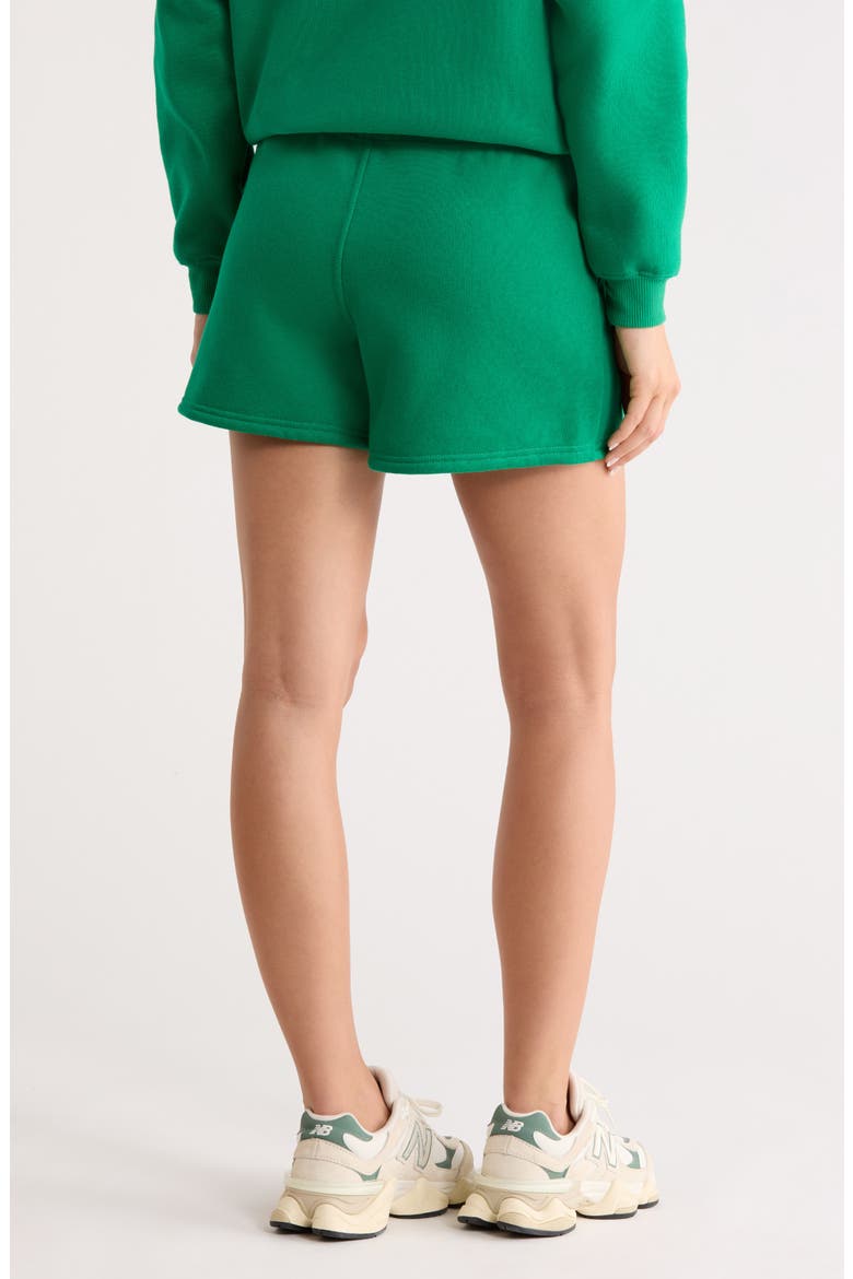 Varsity Vault Fleece Shorts, Alternate, color, GREEN